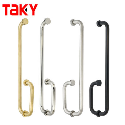 Anpassung Aluminium Duschschirm Glas Tür Griff mit 0,5 mm Dicke und BN Finish