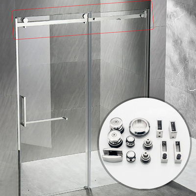 Schiebezubehör Dusch-Hardware-Fitting für Framelsss Glas Türschutzschutzschutzschutzschutz