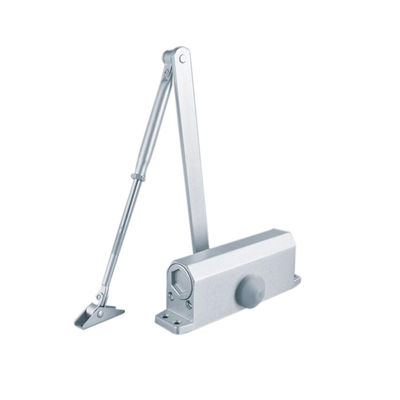 Schiebearm Feuer Türschließer für Schloss Max Tür Gewicht 65-85kg Finish Spray-Lack Silber