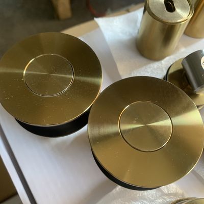 Zinklegierung SS304 Schwerlastbehälter ohne Rahmen Teleskopschiebe-Hardware für Scheunentüren