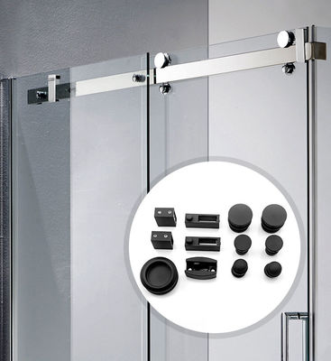 Hochlastlager 60 kg Einfachglastür Schiebe-System mit 10-12 mm dickem Sicherheitsglas