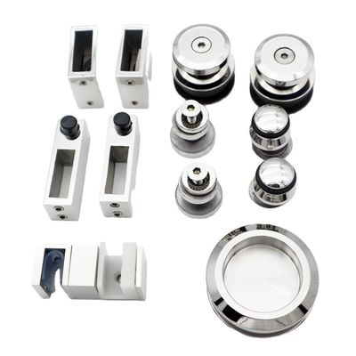 Silberner Duschschiebetür-Fitting-Set für kundenspezifische Badezimmer-Hardware