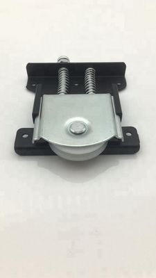 8.5cm*11cm Schwarzer Sliver Südamerika Stahl Schwerlastgrobe Schiebetür Rollrad