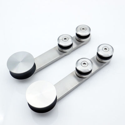 Glas-Duschraum ohne Rahmen Rollende Scheune Schiebetüren-Strecken-Hardware-Kit mit Acryl-Tray
