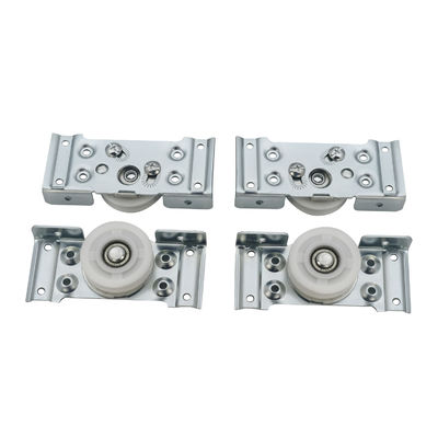 Eisen- und Nylonklapptür-Rollräder für Schiebetüren 8,5cm*11cm