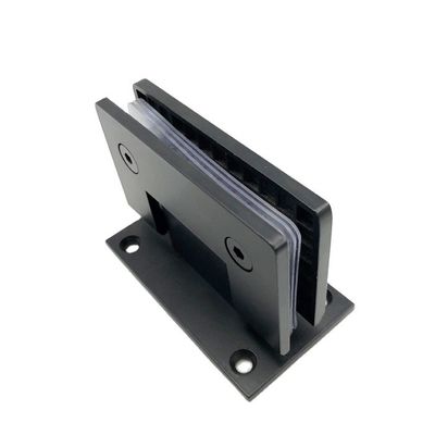 304 Edelstahl Matte Schwarz 90 Grad Dusch Tür Scharnier für Quadrat Aussehen Stil