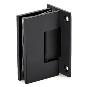 304 Edelstahl Matte Schwarz 90 Grad Dusch Tür Scharnier für Quadrat Aussehen Stil