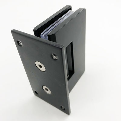 304 Edelstahl Matte Schwarz 90 Grad Dusch Tür Scharnier für Quadrat Aussehen Stil