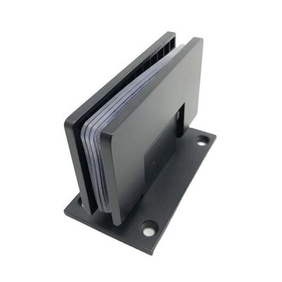 304 Edelstahl Matte Schwarz 90 Grad Dusch Tür Scharnier für Quadrat Aussehen Stil