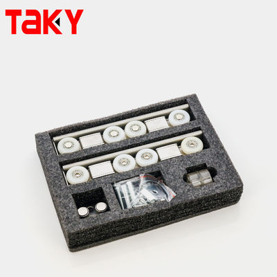 Holztür Schieberad-Rollenschranksystem mit Schlitten und 8,5cm*11cm Größe