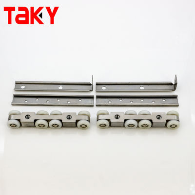 Holztür Schieberad-Rollenschranksystem mit Schlitten und 8,5cm*11cm Größe