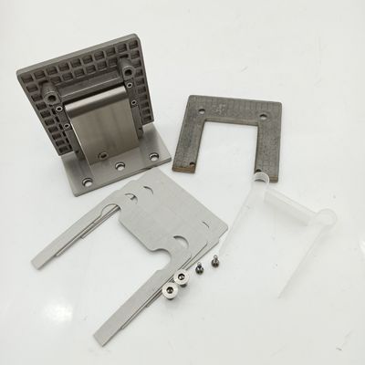 Weich schließendes Edelstahl 304 Hydraulikglas Türklemmen Duschscharnier für 90 Grad
