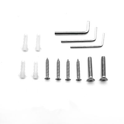 Spiegelveredelung Glasschiebetür Hardware-Kit für Dusche Scheune Tür Puerta de Ducha