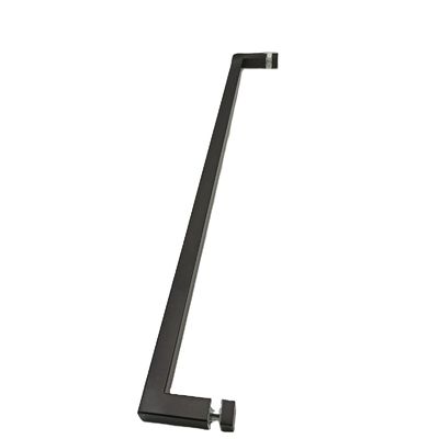 Gutes Design Edelstahl304 Türziehgriff für Badezimmer Glas Türen in Matt Schwarz