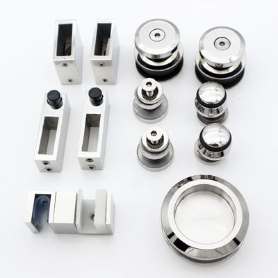 SS304 Quadrat 30*10mm Bar Dusche Schiebetür Rohr Einbau mit Silber Aussehen Stil