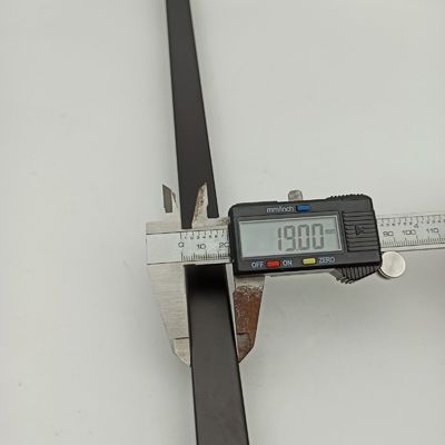 Gutes Design Edelstahl304 Türziehgriff für Badezimmer Glas Türen in Matt Schwarz