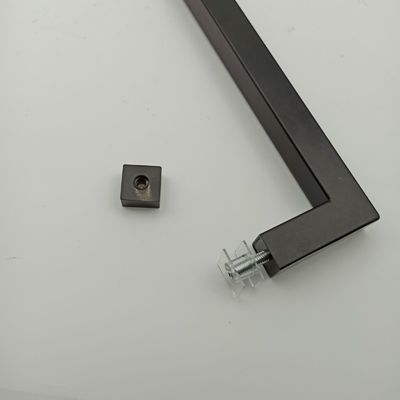 Gutes Design Edelstahl304 Türziehgriff für Badezimmer Glas Türen in Matt Schwarz