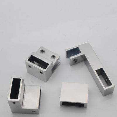 Glasscharnier für 5 mm Glasdicke F-Form Glasbefestigung