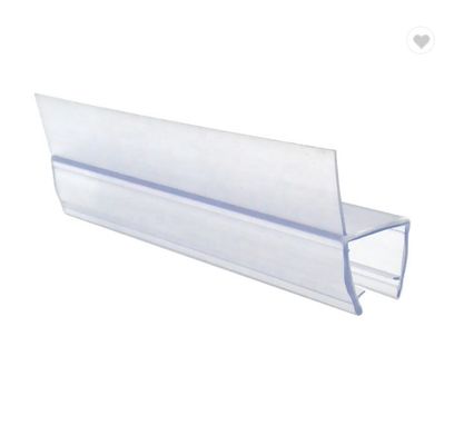 6-12mm Glas kompatibel 180 Grad PVC Gummi H Kanal Boden Glas Dusche Dichtung Tür Band