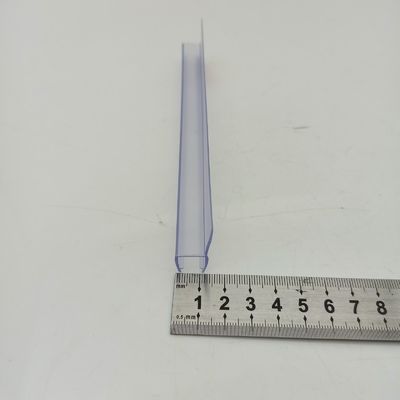 6-12mm Glas kompatibel 180 Grad PVC Gummi H Kanal Boden Glas Dusche Dichtung Tür Band
