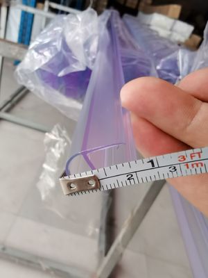94 Zoll klares PVC Gummi-Siegel Plastik Dusch Tür für Garantie und lange Aufzug Funktion