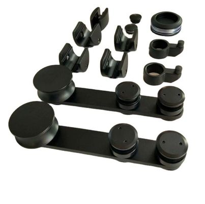 Modernes Design rundes Schiebefach Scheune Tür Hardware-Kit für Doppelhängen Schienensystem