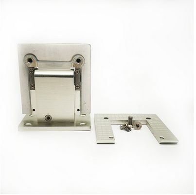 90 Grad Hydraulisches Duschscharnier für normale Badezimmer-Glastür in Sliver Aluminium