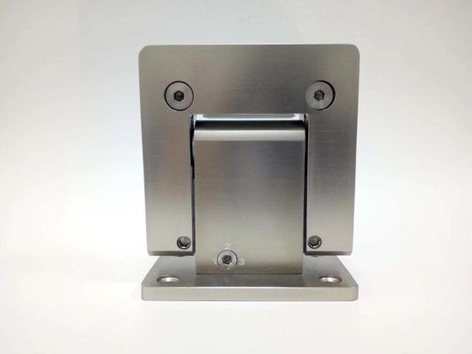 90 Grad Hydraulisches Duschscharnier für normale Badezimmer-Glastür in Sliver Aluminium