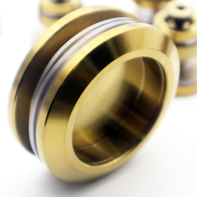 Anti-Brass Rahmenlos Schiebetürsystem für 8-12 mm dicke Safe Glass Polish Finish