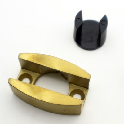 Anti-Brass Rahmenlos Schiebetürsystem für 8-12 mm dicke Safe Glass Polish Finish