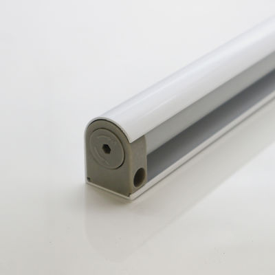 30-80 kg Silberdruckrahmenlose Glasschiebetür Automatische Schließung Pneumatische Rückschiebe