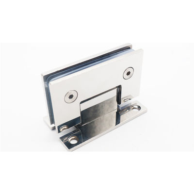 304 Edelstahl Glas an der Wand Hardware Dusche Scharnier Silber Beschichtung Wandmontage
