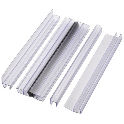 8-12 mm PVC Wasserdicht U-Typ Gummiglas Duschtürdichtband für transparente Türen