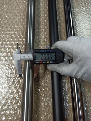 Schiebetür-Kit Open Style Schiebetür mit 304 Edelstahl 25*2,0mm Massivrunden Stange