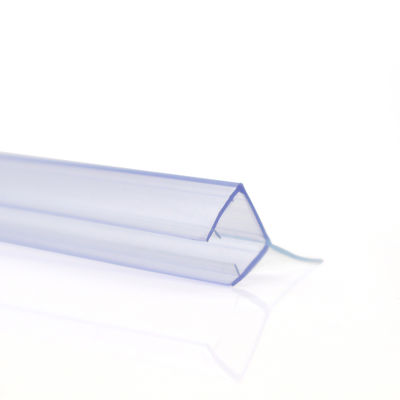Durchsichtige PVC-Wasserdichte Dichtungsstreifen für Schiebetüren für Badezimmer 6-12 mm Breite