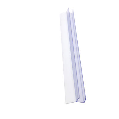Durchsichtige PVC-Wasserdichte Dichtungsstreifen für Schiebetüren für Badezimmer 6-12 mm Breite
