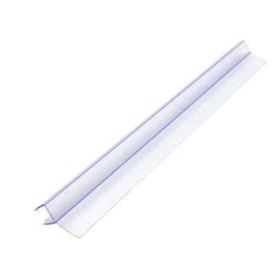 Durchsichtige PVC-Wasserdichte Dichtungsstreifen für Schiebetüren für Badezimmer 6-12 mm Breite