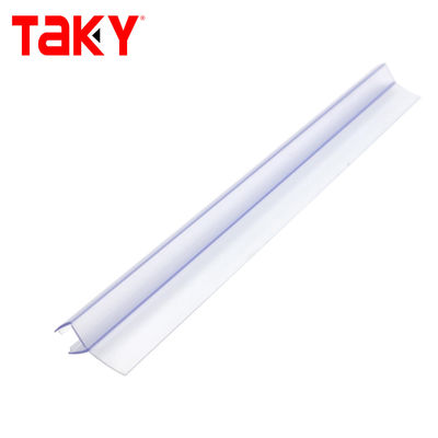 Durchsichtige PVC-Wasserdichte Dichtungsstreifen für Schiebetüren für Badezimmer 6-12 mm Breite