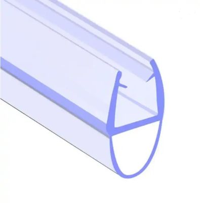 6-12 mm Durchsichtige Glas Dusch Tür Fegen wasserdichte Streifen mit langen Lift Funktion