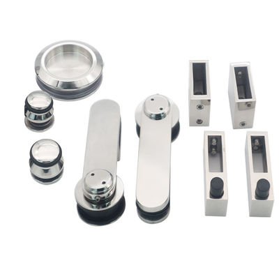 Funktionale Glas-Badschirm-Schiebe-Hardware mit Edelstahlrahmen 304
