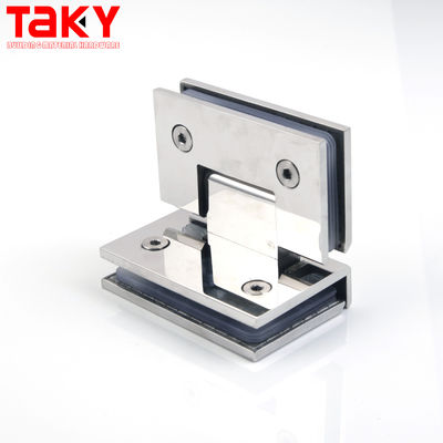 Edelstahl Scharnierklemmen Glas zu Glas Bisagra Ducha para Vidrio für 8-12mm Glas