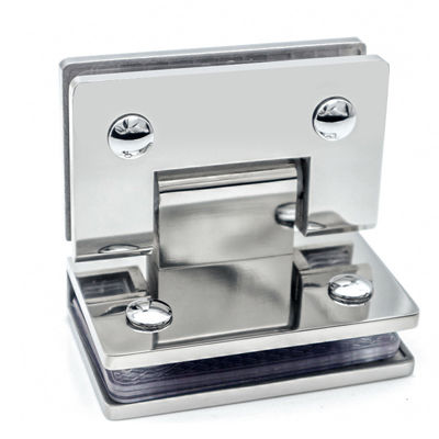 Edelstahl Scharnierklemmen Glas zu Glas Bisagra Ducha para Vidrio für 8-12mm Glas