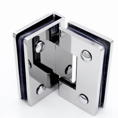 Edelstahl Scharnierklemmen Glas zu Glas Bisagra Ducha para Vidrio für 8-12mm Glas