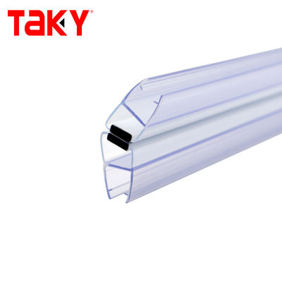 Wasserdichtes PVC-Dichtungsband für 6 mm-10 mm Glas Dusche Schiebetüren Offener Stil Schiebetüren