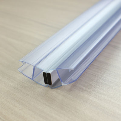 Wasserdichtes PVC-Dichtungsband für 6 mm-10 mm Glas Dusche Schiebetüren Offener Stil Schiebetüren