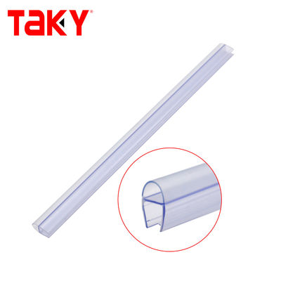 180 Grad H-Typ Polycarbonat Wasserdichtung für 2400MM In Line Panel Dampfdusch Tür