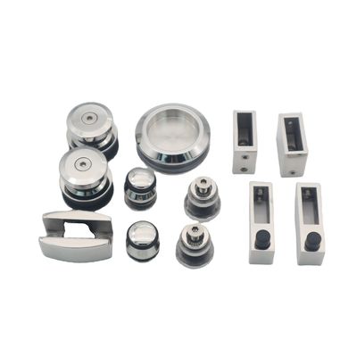 Quadratische Erscheinung Glasschiebetürbefestigungen für Trader Glass Door Hardware