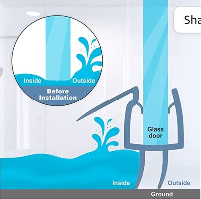 12 mm Plastik-Duschtür-Fitting Umweltschutz-Co-extrudierte PVC-Wasserdichte