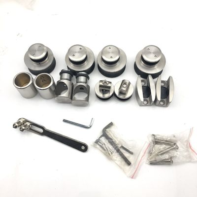 Schiebetür für 12 mm Glas modernen runden Form Bar Glas Dusche Tür Hardware