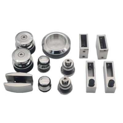 6ft Doppeltür-Kit mit moderner Schiebetür und robusten SS304 Hardware-Fitting